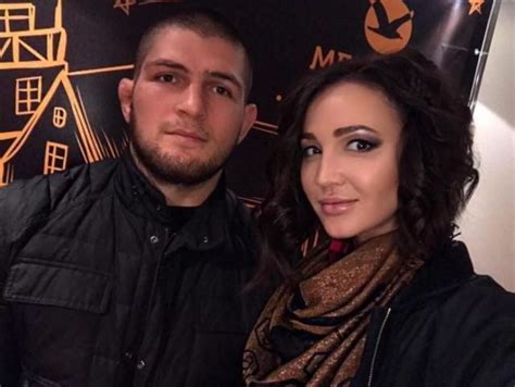 Khabib married his wife in 2013, but she has kept out of the public eye - this is him with Russian TV presenter Olga Buzova What is the name of Khabib Nurmagomedov's wife? …